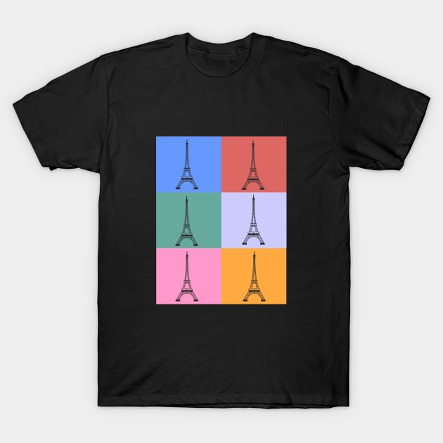 Eiffel Tower Vintage T-Shirt by cypryanus